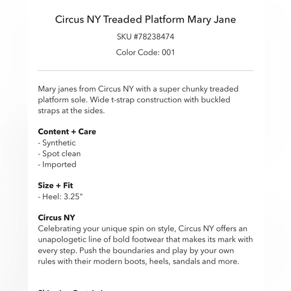 Treaded Platform Mary Janes - Picture 10 of 10